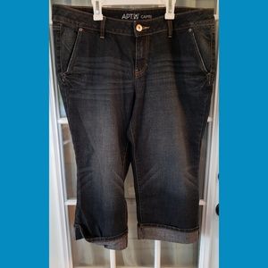 Apt 9 capri denim jeans